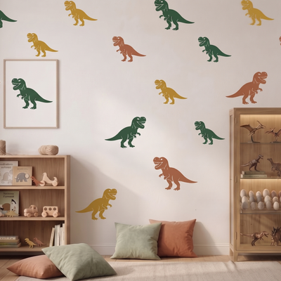 Tyrannosaurus Rex sienų trafaretas