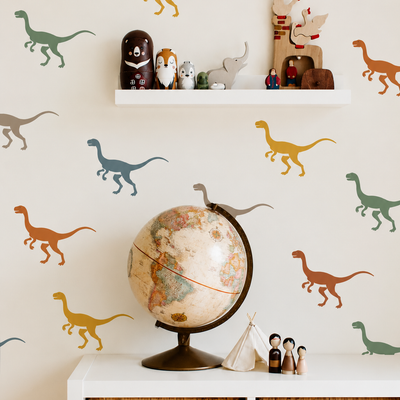 Pochoir Dinosaure Velociraptor