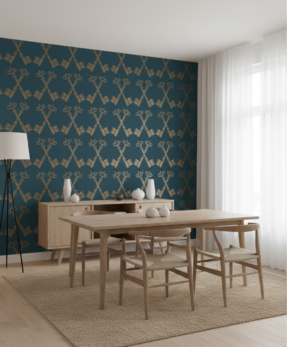 Antique Keys Stencil - Image 2