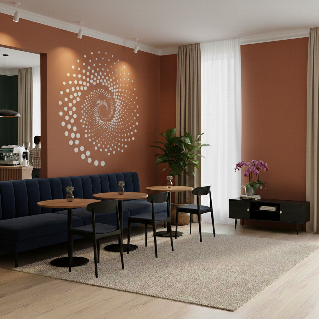 Dot Spiral Mandala Stencil - Image 2