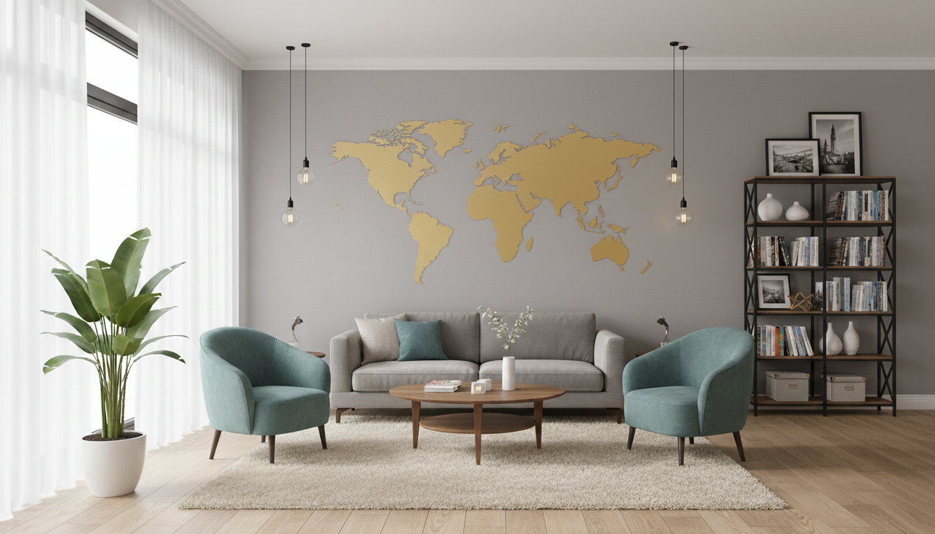World Map Stencil - Image 3